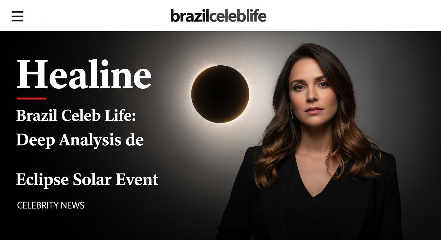 Brazilian fans and celebrities viewing a solar eclipse together in an urban setting.