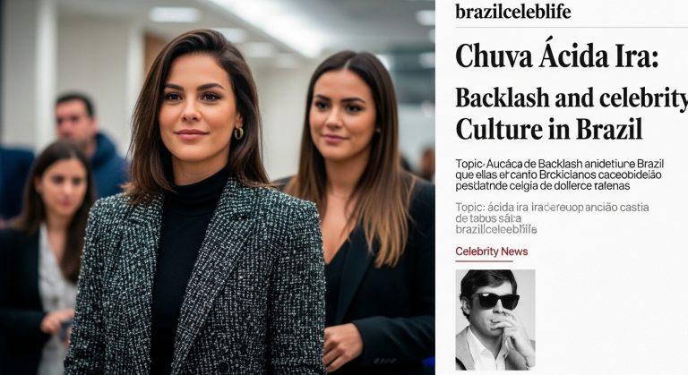 Graphic of social media engagement spikes around Brazilian celebrity controversy.